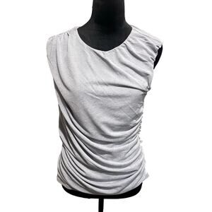 Express Ruched Front Blouse – Light Blue – Large – New With Tags